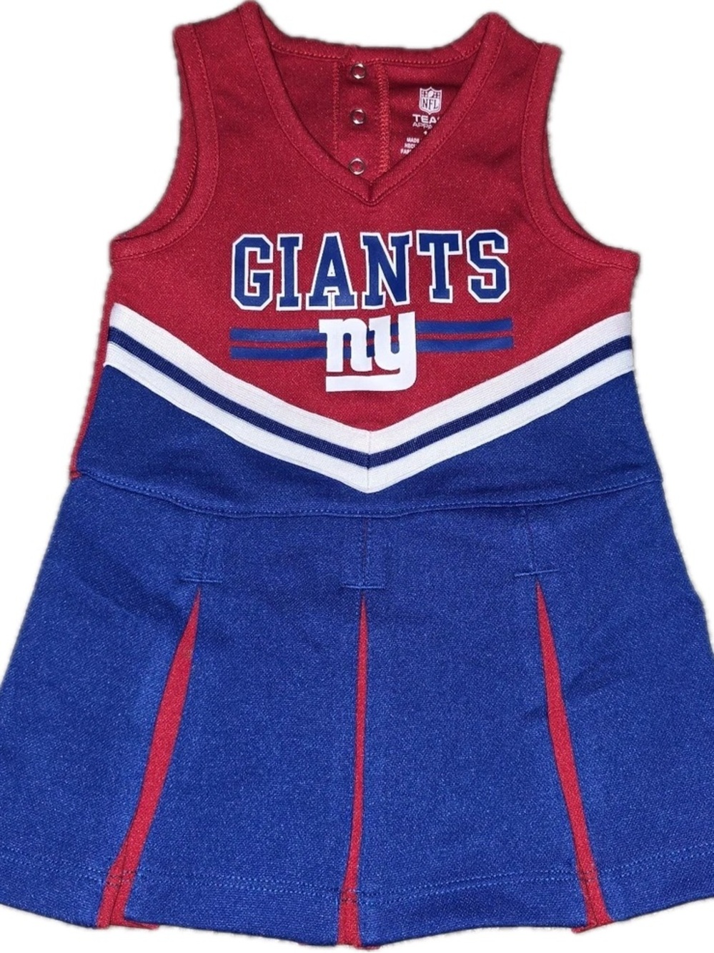 NFL New York Giants Cheer Dress - Red, Blue & White Team Apparl